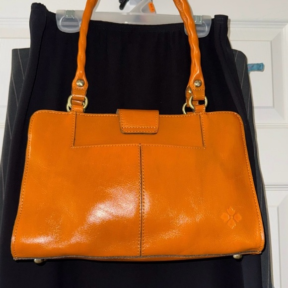 Patricia Nash Rosina Handbag,  Sun Yellow Color, Tooled Leather, EUC - Picture 5 of 11